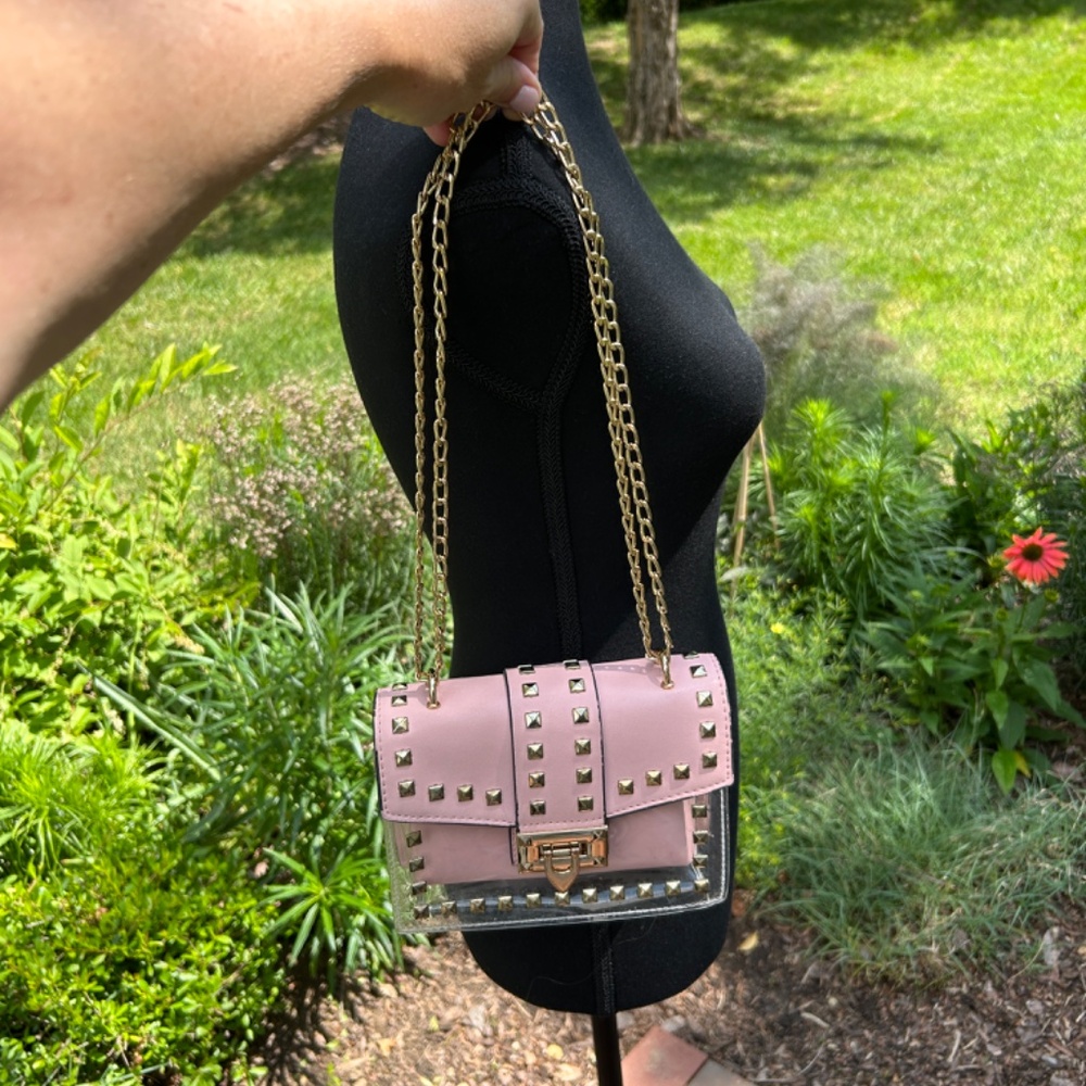 Designer Inspired Pink Mini Purse